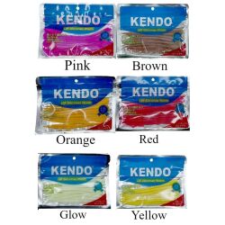 Kendo Lrf Silicones Worm 10cm Slim Kokulu Yem 15 Adet - 2