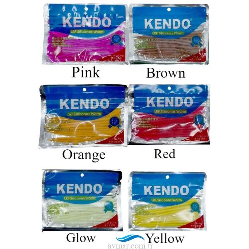 Kendo Lrf Silicones Worm 10cm Slim Kokulu Yem 15 Adet