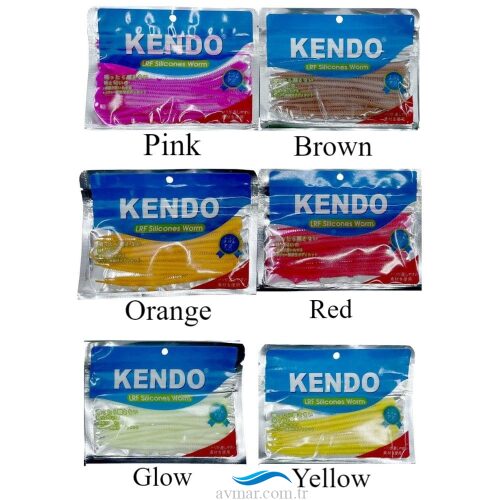 Kendo Lrf Silicones Worm 10cm Slim Kokulu Yem 15 Adet