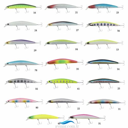 Kendo Seabass Minnow 12.5cm 21gr Floating Sahte Balık