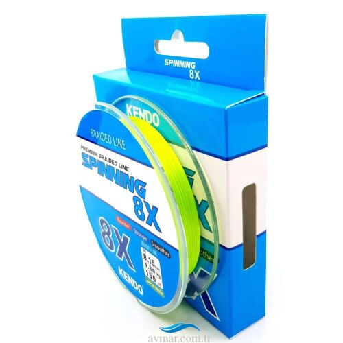 Kendo Spinning 8X Fighting Apple Green 150m İp Misina (1)