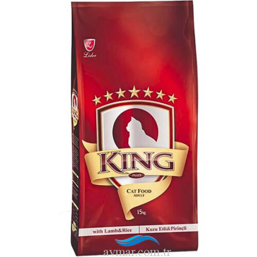 King Kedi Maması Kuzu Etli Pirinçli 15Kg