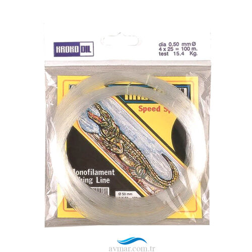 Krokodil Paket Beyaz Olta Misinası