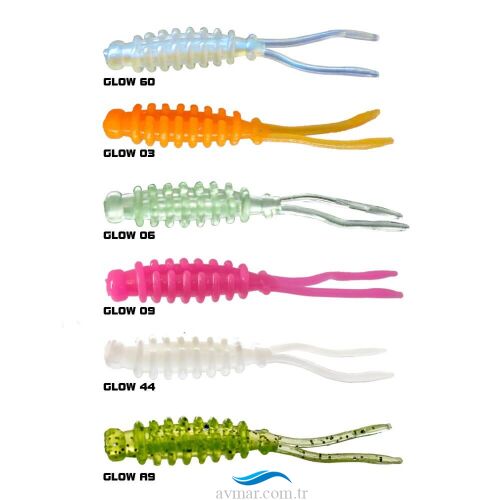 Kudos Tail Worm 4,5cm Silikon Yem - Kudos