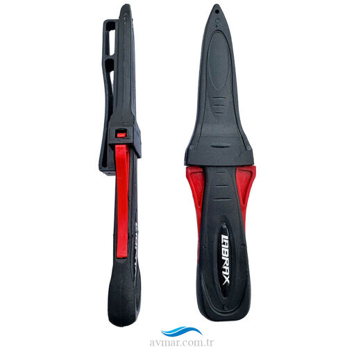 Labrax Falcon Kakıçlı Dalış Bıçağı Siyah - Labrax