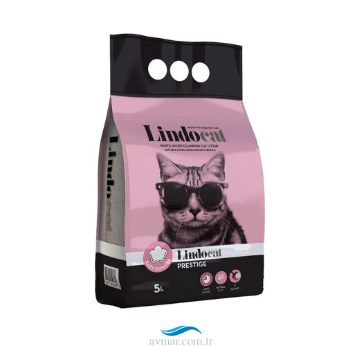 Lindocat 5Lt İnce Taneli Kedi Kumu Baby Powder - Lindocat