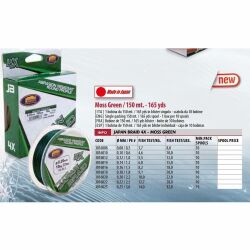 Lineaeffe 150m 4 Örgü Yeşil İp Misina (Made in Japan) - 2