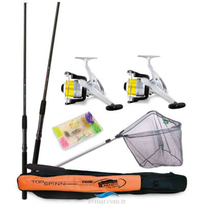 Lineaeffe Top Spin 2 Rod 2 Reel Rod Combo Set - 1