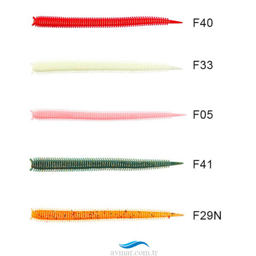 Lucky John Lugworm 11.5cm Kokulu Silikon Yem - 4