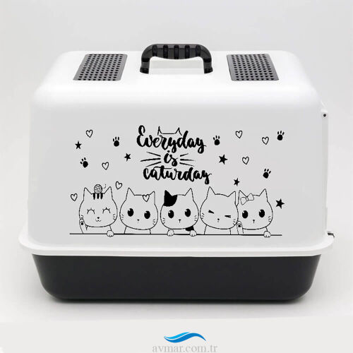 Lüx Kapalı Kedi Köpek Tuvaleti - 4