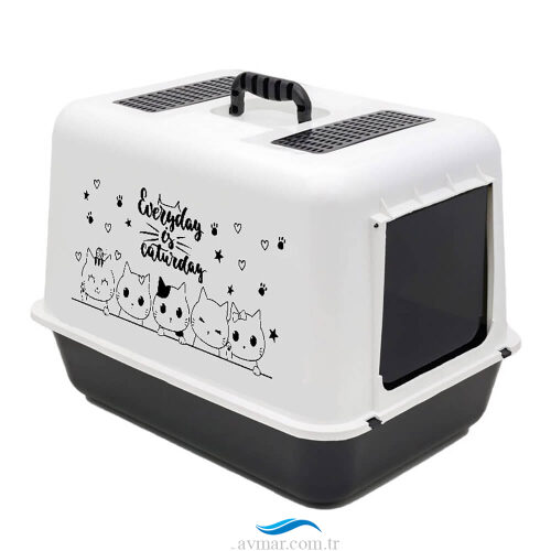 Lüx Kapalı Kedi Köpek Tuvaleti