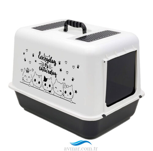 Lüx Kapalı Kedi Köpek Tuvaleti (1)