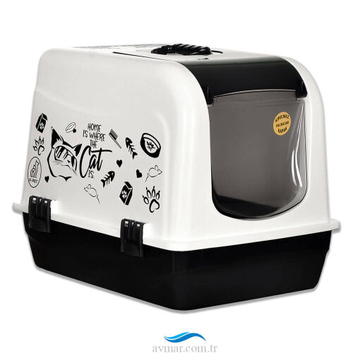 Maxi Kapalı Kedi Tuvaleti