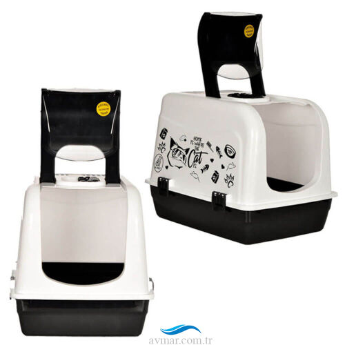 Maxi Kapalı Kedi Tuvaleti - 6