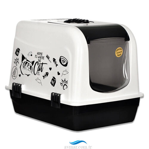 Maxi Kapalı Kedi Tuvaleti