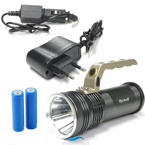 Micron CRE-129 Max 800 Lümen Prejektor Şarjlı El Feneri - 1