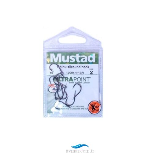Mustad 10001NPBN 10lu Olta İğnesi - Mustad