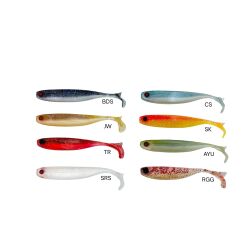 Mustad Mezashi Z-Tail 9cm 6lı Silikon Yem - 1