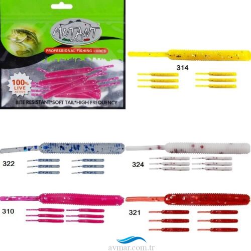 Mutant 3513 Serpentine Lrf 5cm Aromalı Silikon Yem - MUTANT