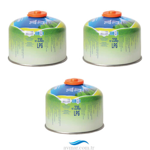 Nurgaz 230gr Vidalı Kartuş 3 Adet