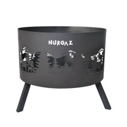 Nurgaz Orman Şöminesi Geyik Desen - 1