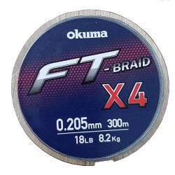 Okuma Ft-X4 Braid Line Grey 300m Örgü İp - 2