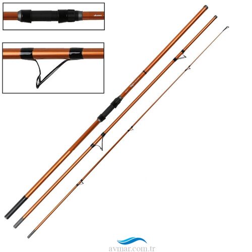 Okuma Trio Rex Surf 420cm 120-250 gr 3 Parça Surf Kamışı
