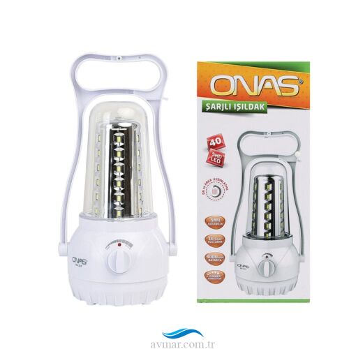 Onas NS-215 40 Ledli Şarjlı Işıldak - Onas