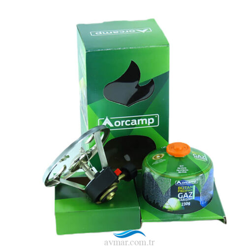Orcamp Siboplu Çakmaklı Kamp Ocak 230 Gram Tüplü Set (1)