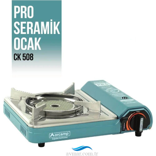 Orcamp Tekli Seramik Pro Portatif Ocak Mavi - Orcamp