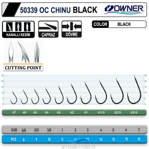 Owner 50339 Cut Chinu Olta İğnesi - 2