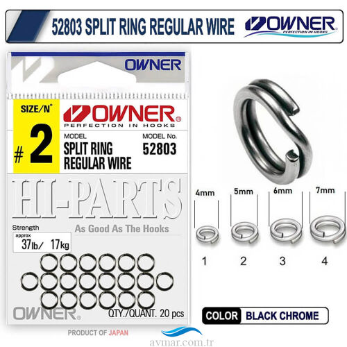 Owner 52803 Split Ring Maket Balık Halkası - Owner