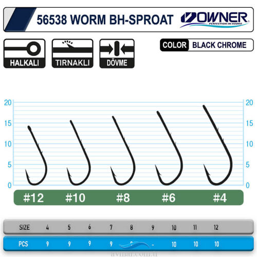 Owner 56538 Worm Bh Sproat İğne (1)