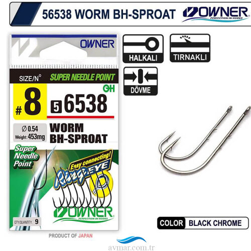 Owner 56538 Worm Bh Sproat İğne