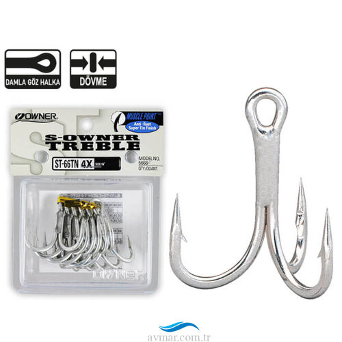Owner 5666 St-66Tn 4x Üçlü İğne