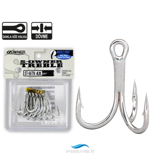 Owner 5666 St-66Tn 4x Üçlü İğne