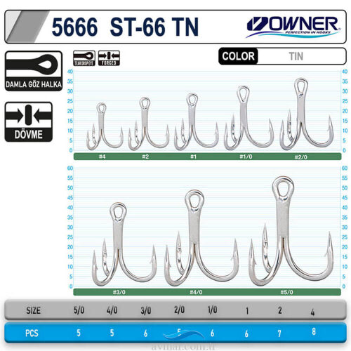 Owner 5666 St-66Tn 4x Üçlü İğne (1)