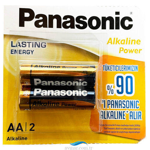 Panasonic Alkalin Power AA Kalem Pil 2 Li Paket - Panasonic