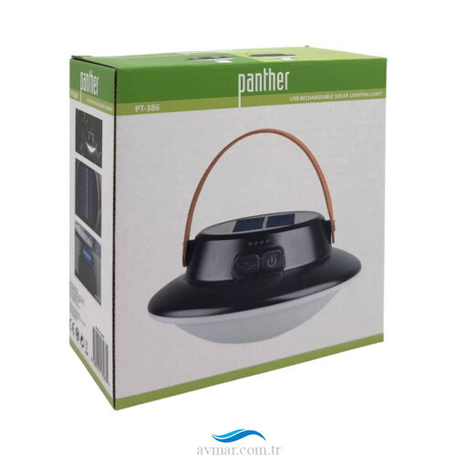 Panther Pt-386 Şarjlı Solar Kamp Lambası - 3