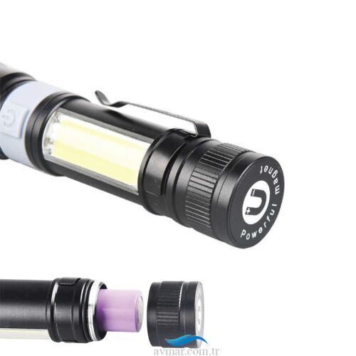 Panther PT-4018 Usb Şarjlı El Feneri - Panther (1)