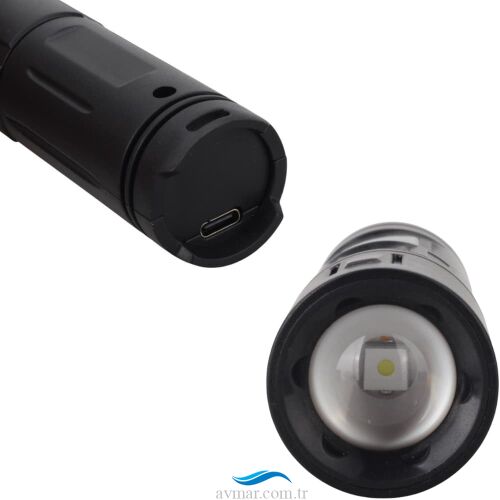 Panther Pt-4228 Usb Şarjlı El Feneri (1)