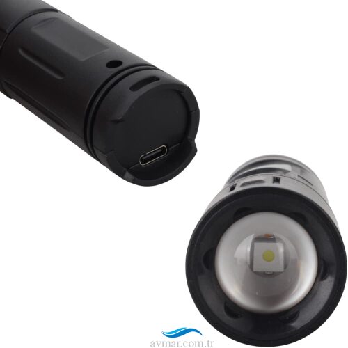 Panther Pt-4228 Usb Şarjlı El Feneri (1)