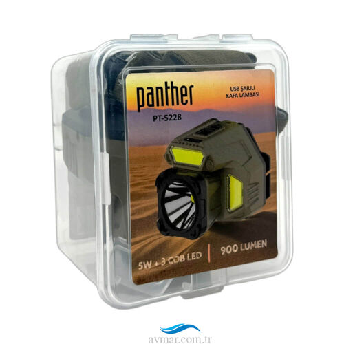Panther PT-5228 Usb Şarjlı Kafa Lambası - 3