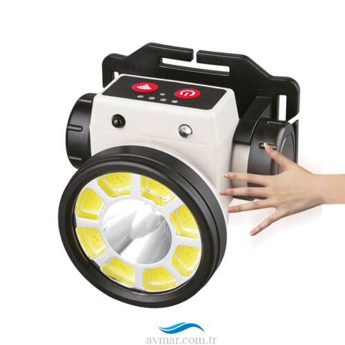 Panther PT-5404 Usb Şarjlı Kafa Lambası Sensörlü - 1