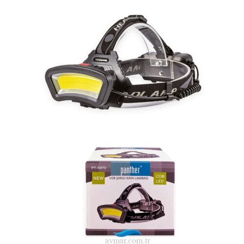 Panther PT-5970 Usb Şarjlı Kafa Feneri - Panther