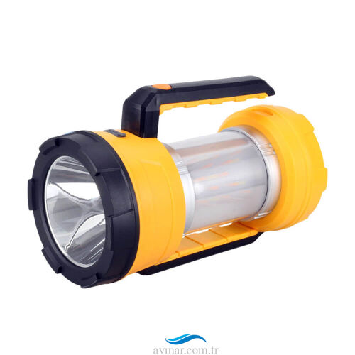 Panther Pt-6211 Usb Şarjlı Solar El Feneri - Panther