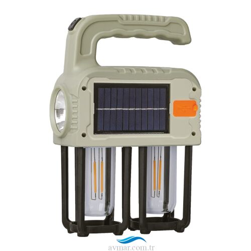 Panther PT-6219 Usb Şarjlı Solar El Feneri (1)
