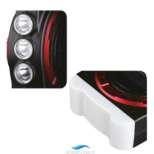 Panther PT-6678 Solar Usb Şarjlı El Feneri (1)