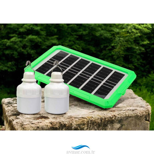 Panther Pt-S600 Şarjlı Solar Kamp Seti - Panther