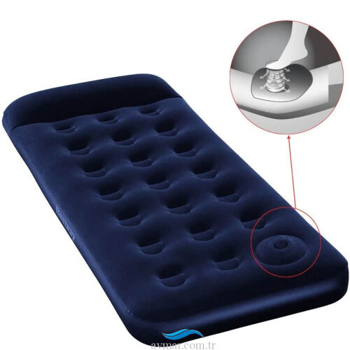 Pavillo 67223 Jr Twin 185x76x28cm Pompalı Mavi Şişme Yatak - Bestway